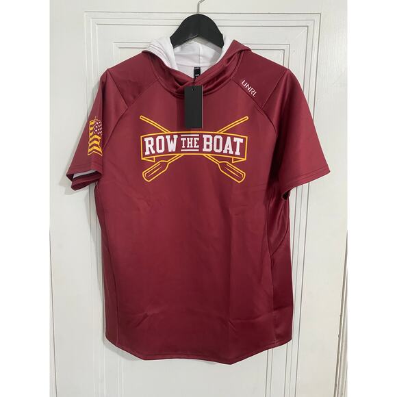NWT Minnesota Gophers Row the Boat UNRL Brand Short Sleeve Hoodie Size M - Picture 5 of 12